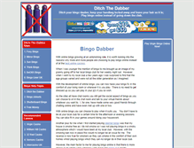 Tablet Screenshot of ditch-the-dabber.com